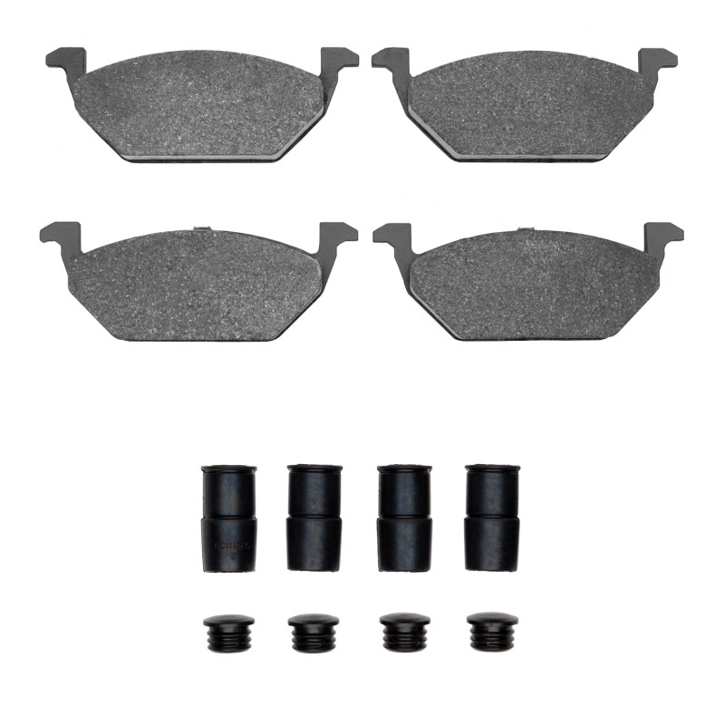 DFC 5000 Advanced Ceramic Front Brake Pads and Hardware Kit, Volkswagen LUPO (Mexico) 2003-2017