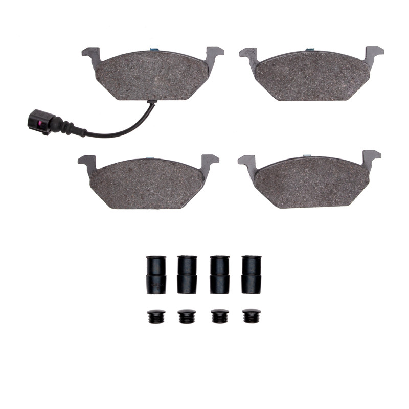 DFC 5000 Advanced Ceramic Front Brake Pads and Hardware Kit, Volkswagen Golf 1999-2010