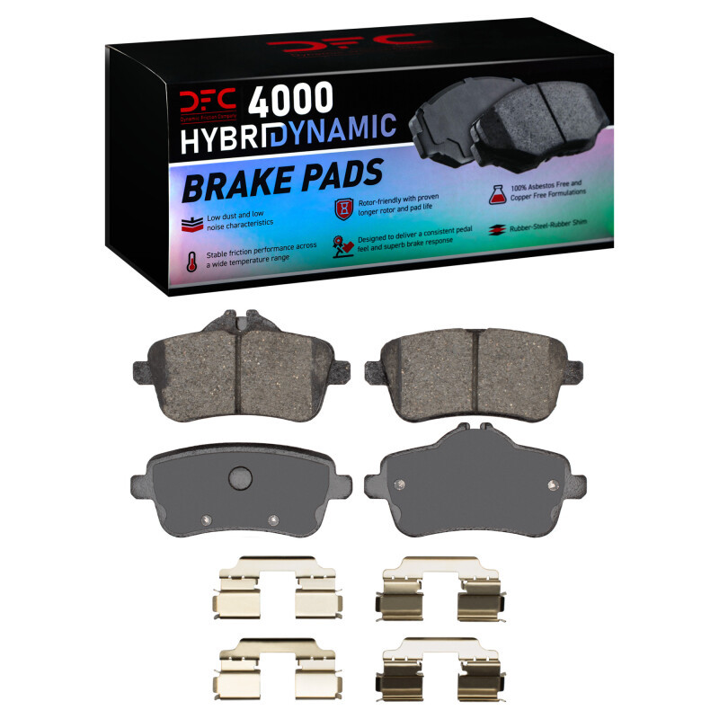 DFC 12-18 Mercedes-Benz GLE300D Rear 4000 HybriDynamic Brake Pads and Hardware Kit