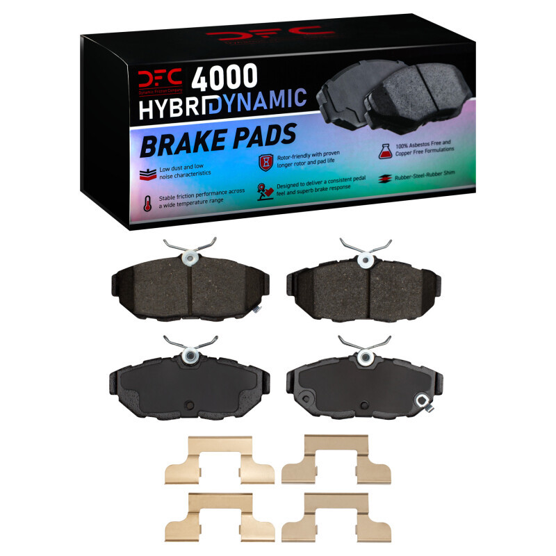DFC 05-14 Ford Mustang Rear 4000 HybriDynamic Brake Pads and Hardware Kit