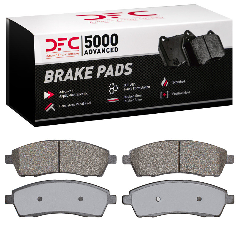 DFC 5000 Advanced Semi-Metallic Rear Brake Pads, Ford F-250 2WD (Super Duty) 1999-2005