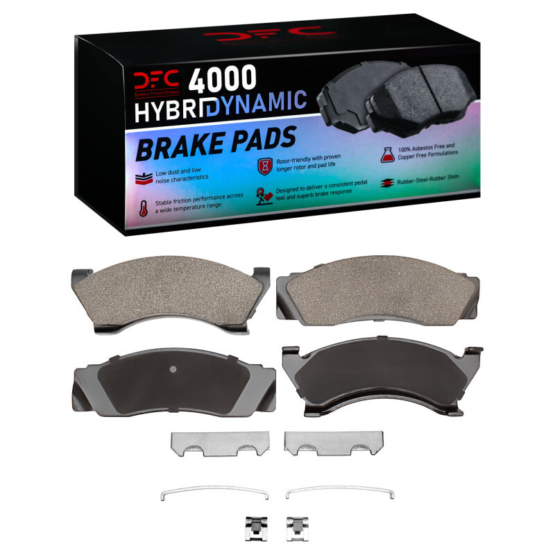 DFC 78-78 Mercury Grand Marquis Front 4000 HybriDynamic Brake Pads and Hardware Kit
