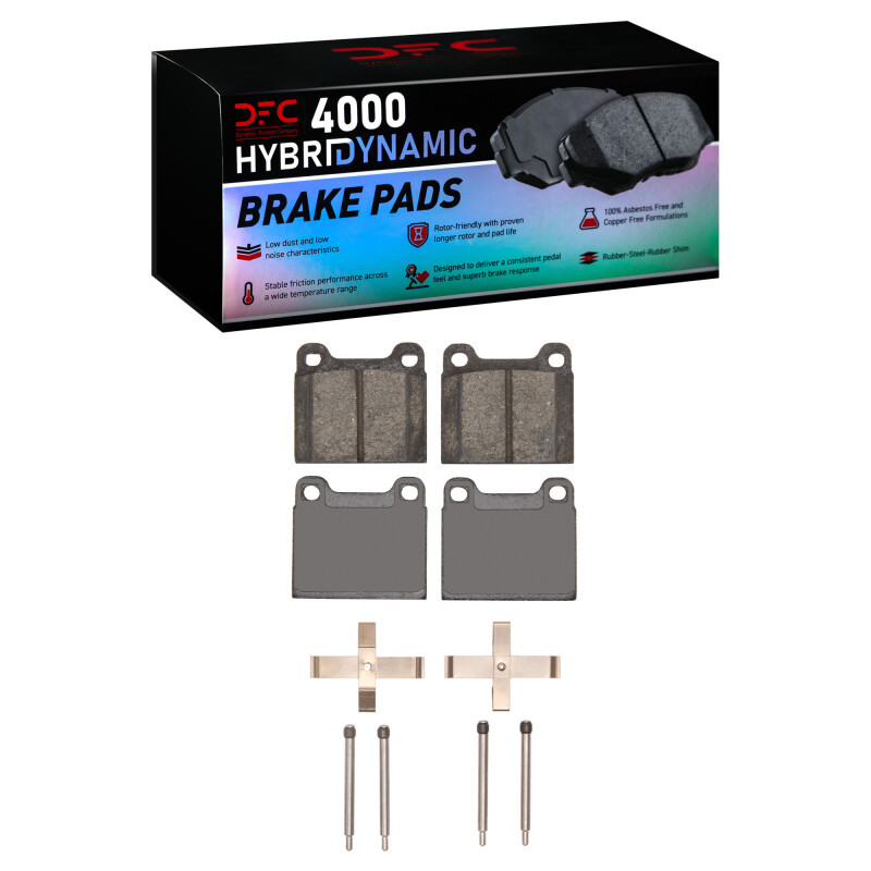 DFC 67-76 Porsche 911 Front 4000 HybriDynamic Brake Pads and Hardware Kit