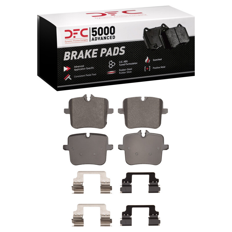DFC 17-25 BMW M850i xDrive Rear 5000 Advanced Low Metallic Brake Pads and Hardware Kit