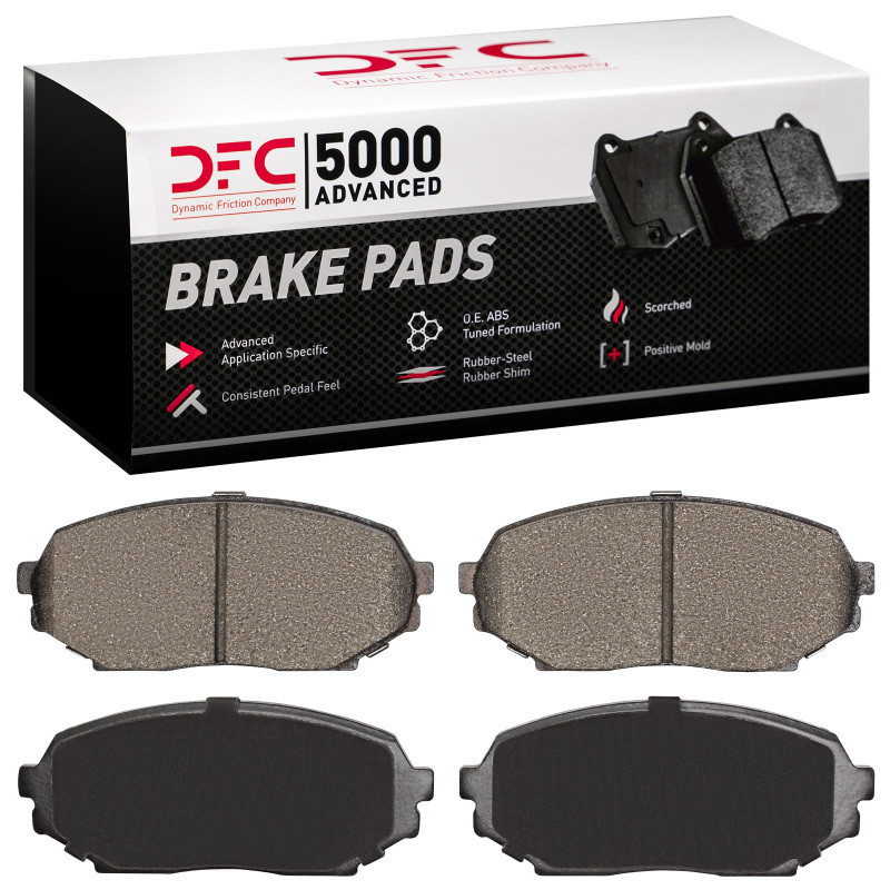 DFC 5000 Advanced Semi-Metallic Front Brake Pads, Asuna SUNFIRE 1990-1993
