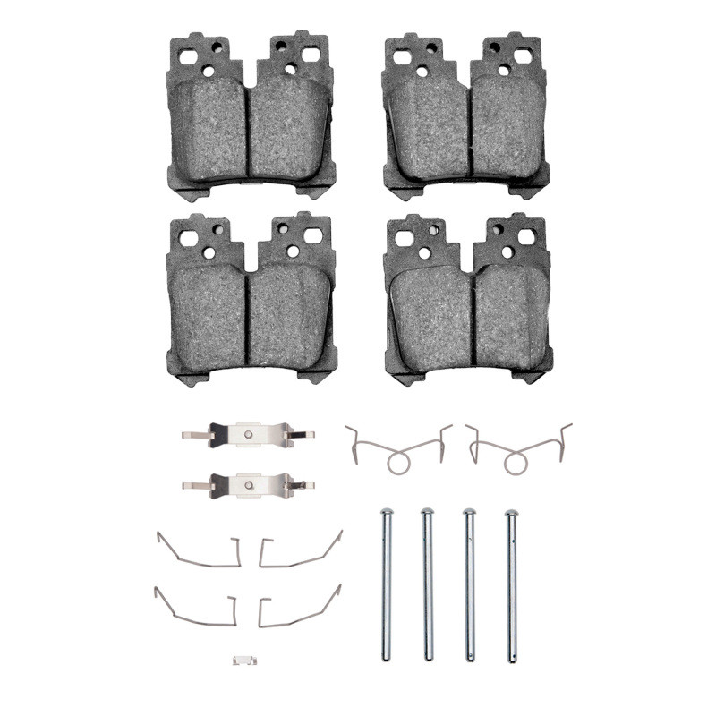 DFC 07-25 Lexus LS600h Rear 4000 HybriDynamic Brake Pads and Hardware Kit