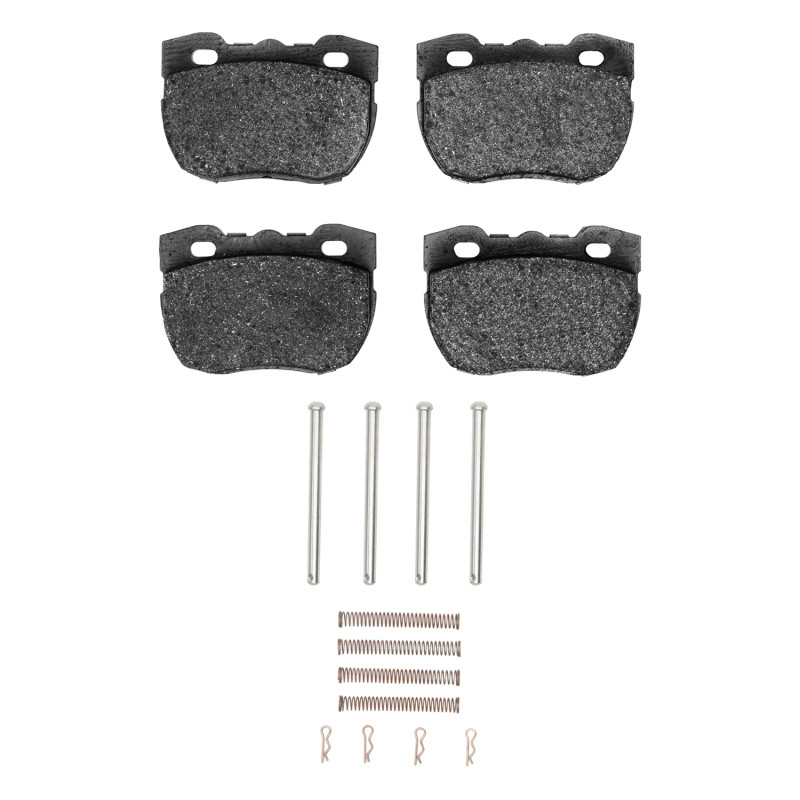 DFC 5000 Advanced Low-Metallic Front Brake Pads and Hardware Kit, Land Rover Range Rover 1990-1995