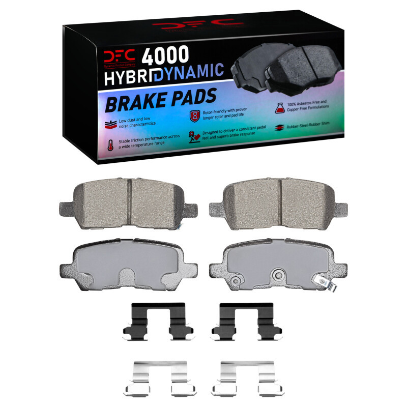 DFC 04-16 Buick Allure Rear 4000 HybriDynamic Brake Pads and Hardware Kit