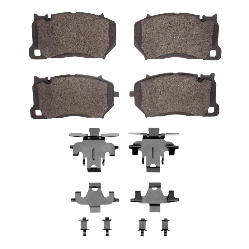 DFC 19-23 Lamborghini Urus Front 5000 Advanced Low Metallic Brake Pads and Hardware Kit