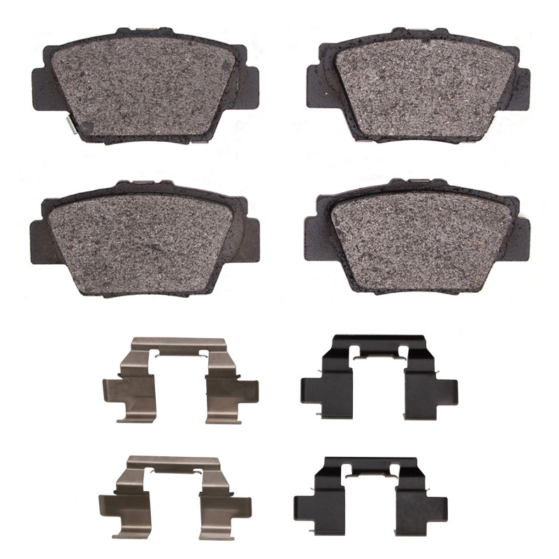 DFC 5000 Advanced Semi-Metallic Rear Brake Pads and Hardware Kit, Acura NSX 1997-2005