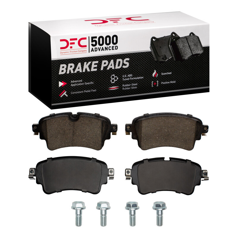DFC 5000 Advanced Ceramic Rear Brake Pads and Hardware Kit, Audi A4 (USA/Canada) 2016-2020