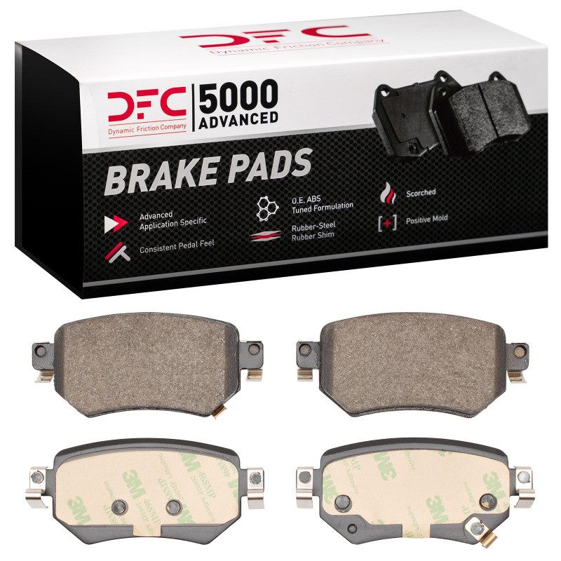 DFC 5000 Advanced Ceramic Rear Brake Pads, Mazda 6 2016-2021