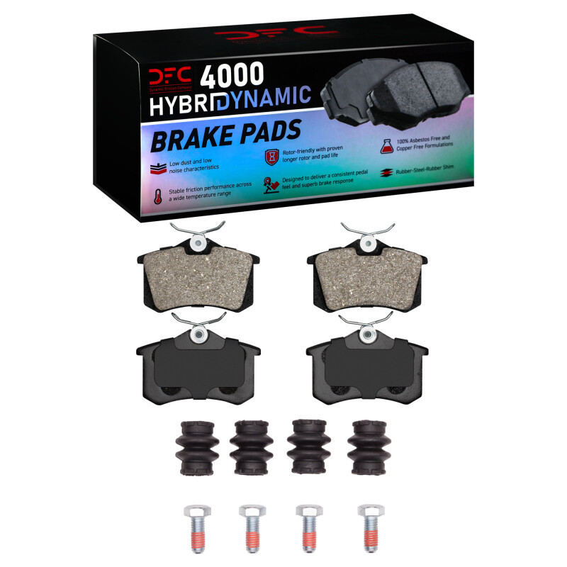 DFC 97-08 Audi S6 Rear 4000 HybriDynamic Brake Pads and Hardware Kit