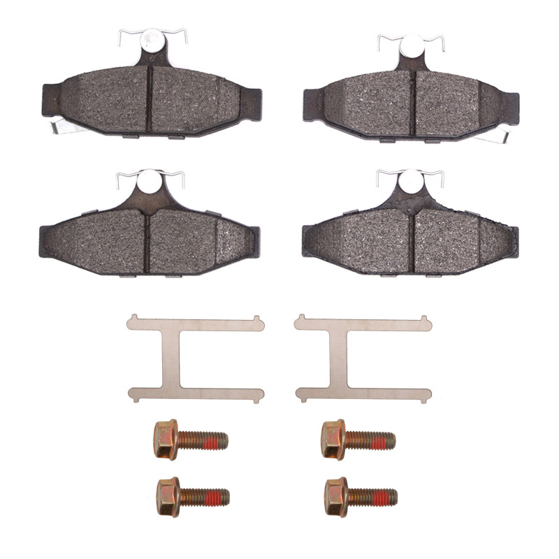 DFC 84-87 Chevrolet Corvette Rear 4000 HybriDynamic Brake Pads and Hardware Kit
