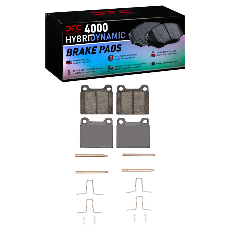 DFC 67-91 Mercedes-Benz 220D Rear 4000 HybriDynamic Brake Pads and Hardware Kit