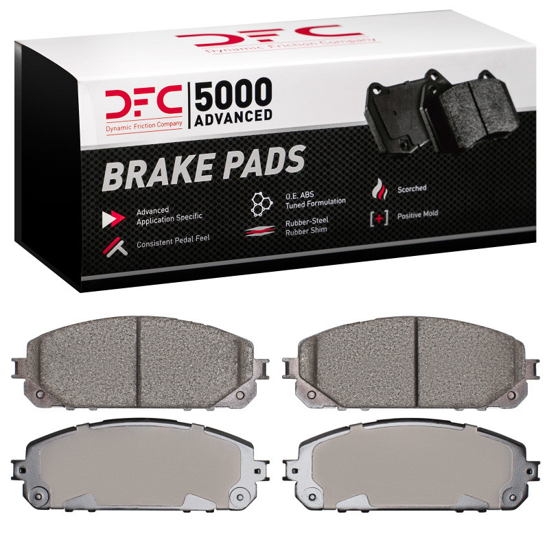 DFC 5000 Advanced Ceramic Front Brake Pads, Jeep Cherokee 2014-2020