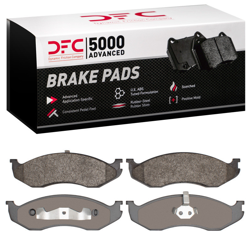 DFC 5000 Advanced Semi-Metallic Front Brake Pads, Jeep Grand Wagoneer 1990-2006