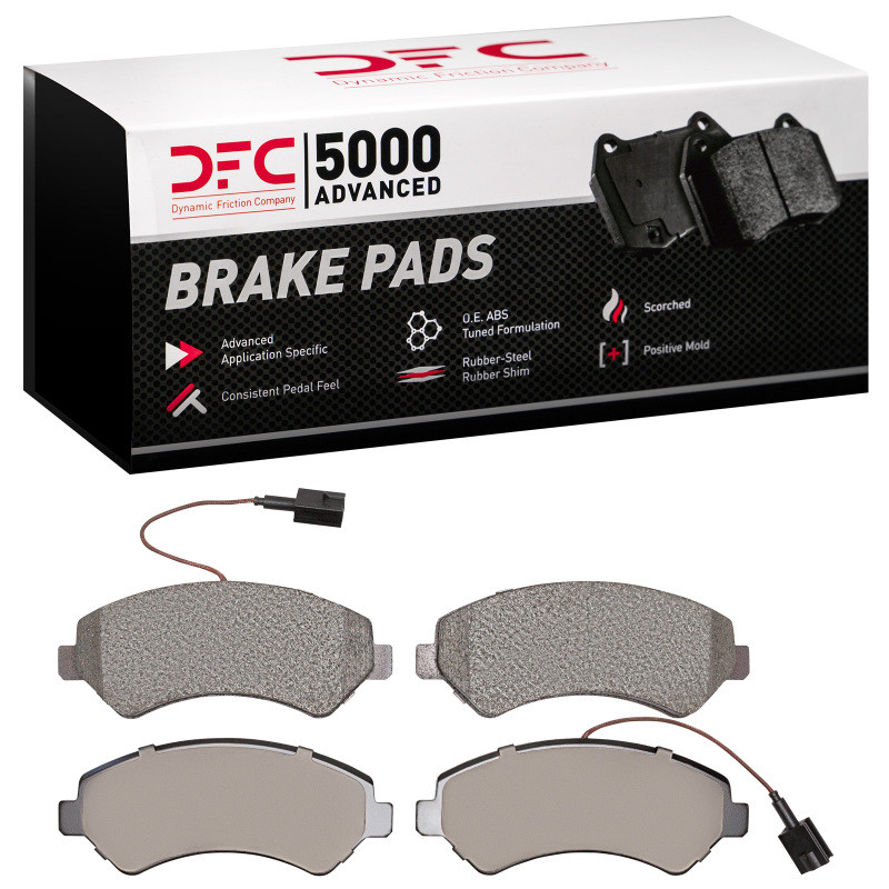 DFC 5000 Advanced Semi-Metallic Front Brake Pads, Ram ProMaster 3500 2014-2025