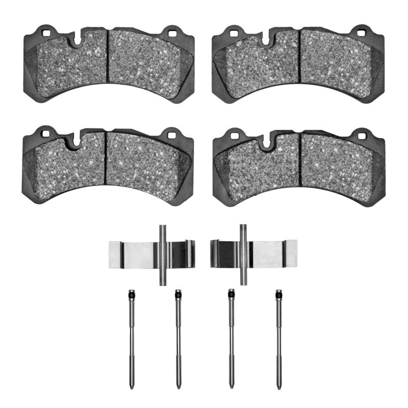 DFC 5000 Advanced Low-Metallic Front Brake Pads and Hardware Kit, Volvo V60/S60 2016-2017