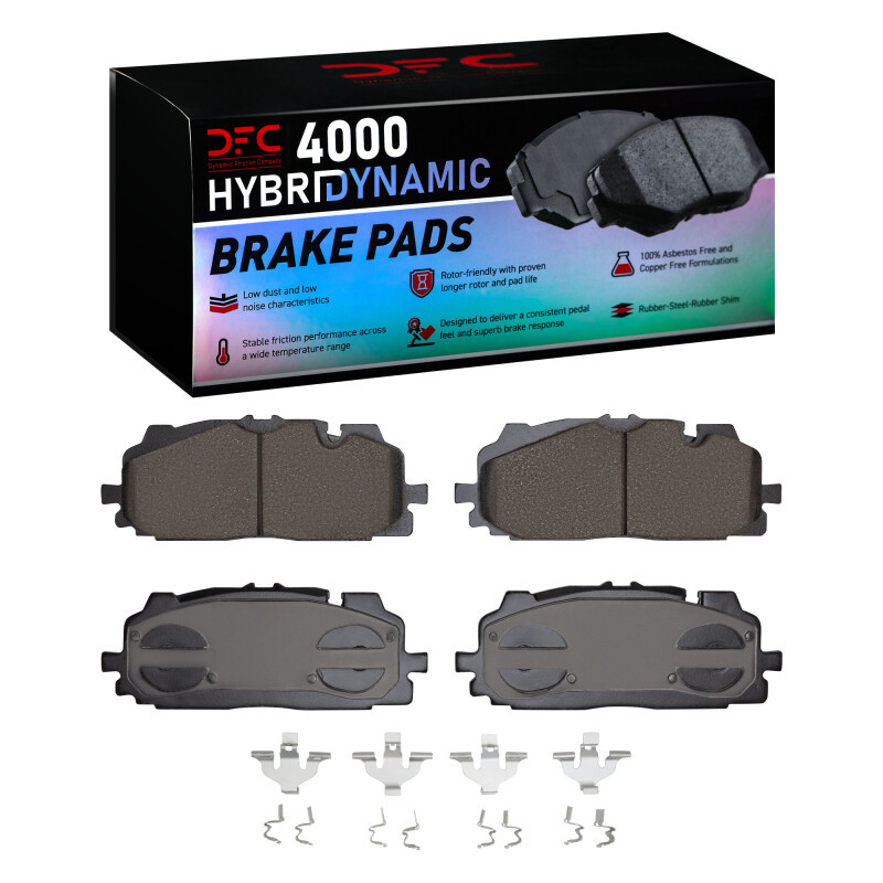 DFC 17-25 Audi A6 Quattro Front 4000 HybriDynamic Brake Pads and Hardware Kit