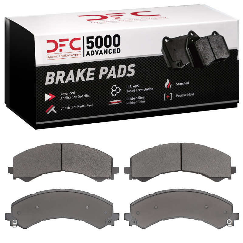 DFC 5000 Advanced Semi-Metallic Rear Brake Pads, Chevrolet Express 3500 2021-2025