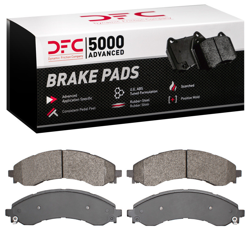 DFC 5000 Advanced Semi-Metallic Front Brake Pads, Chevrolet Express 3500 2021-2025