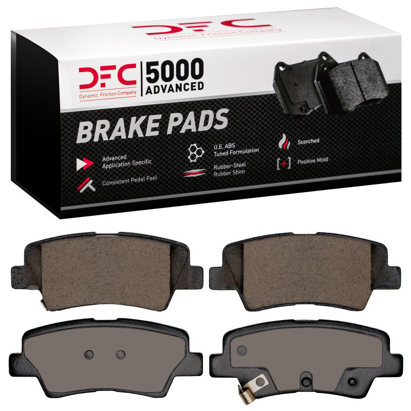 DFC 5000 Advanced Ceramic Rear Brake Pads, Dodge Attitude (Mexico) 2011-2025