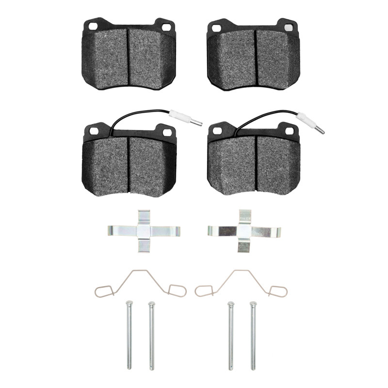 DFC 5000 Advanced Semi-Metallic Front Brake Pads and Hardware Kit, Peugeot 505 1980-1989