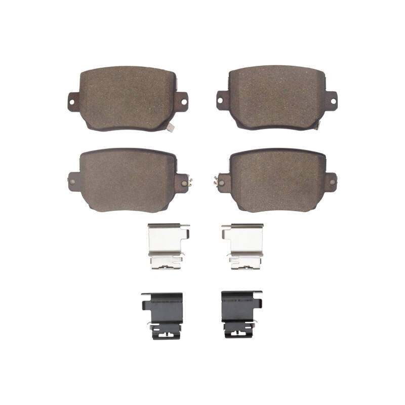 DFC 5000 Advanced Ceramic Rear Brake Pads and Hardware Kit, Tesla Model 3 2017-2025