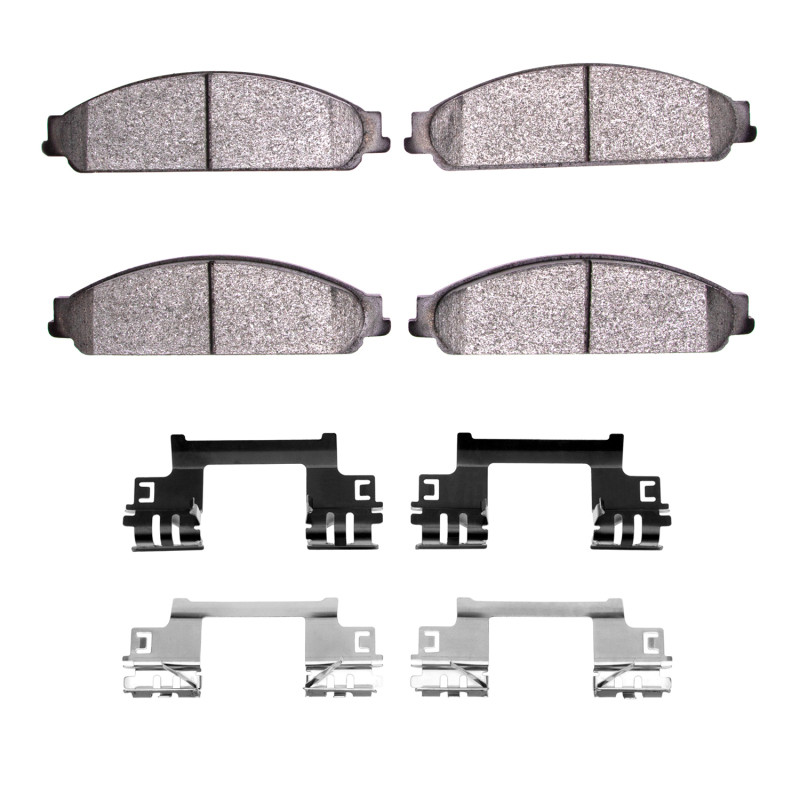 DFC 4000 HybriDynamic Front Brake Pads and Hardware Kit, Ford Taurus X 2005-2009