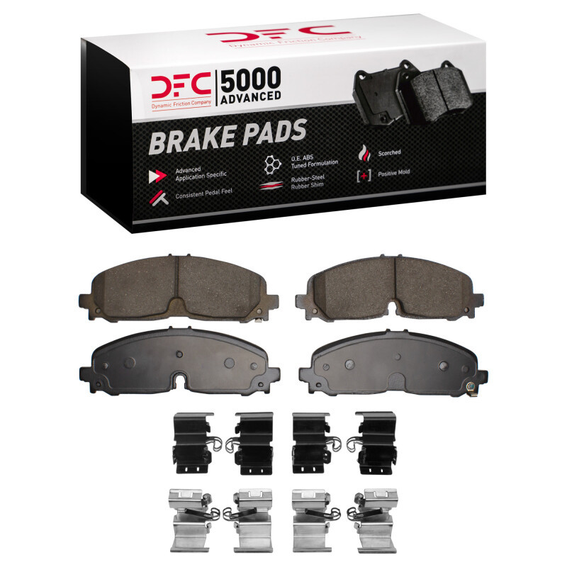 DFC 5000 Advanced Ceramic Front Brake Pads and Hardware Kit, Acura ZDX 2020-2026