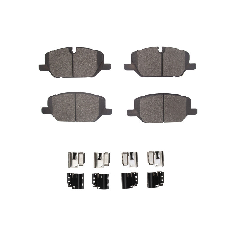 DFC 5000 Advanced Low-Metallic Front Brake Pads and Hardware Kit, Cadillac XT4 2020-2025