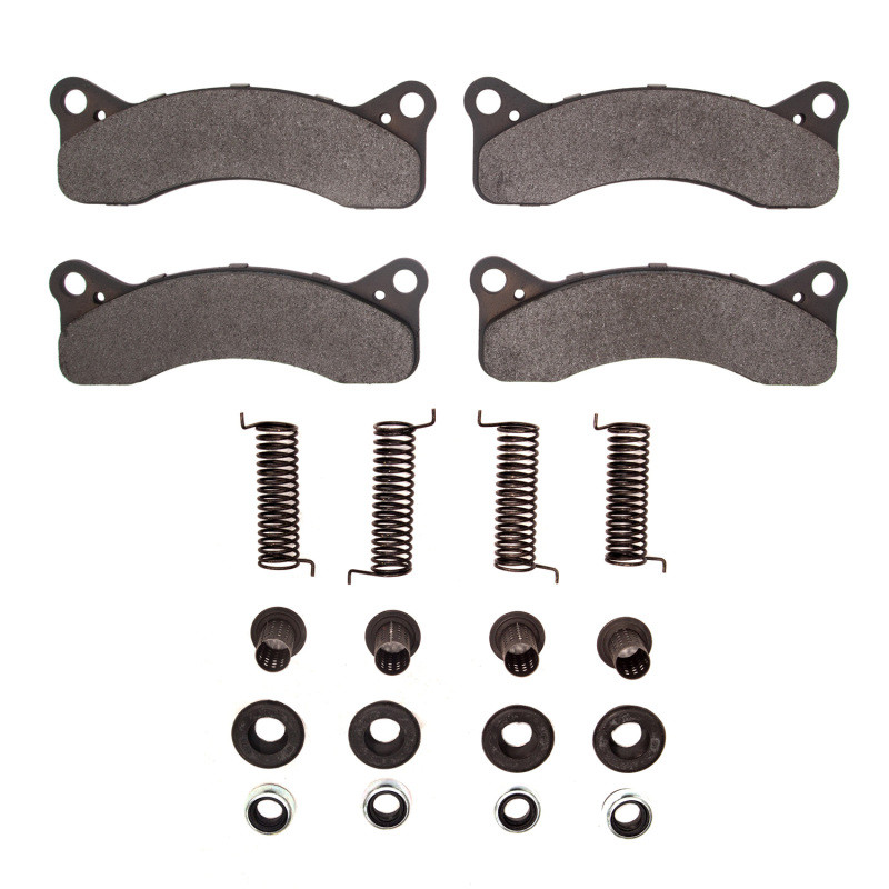 DFC 5000 Advanced Semi-Metallic Front Brake Pads and Hardware Kit, Ford F-250 2WD (Excl Super Duty) Semi Metallic 1968-1971