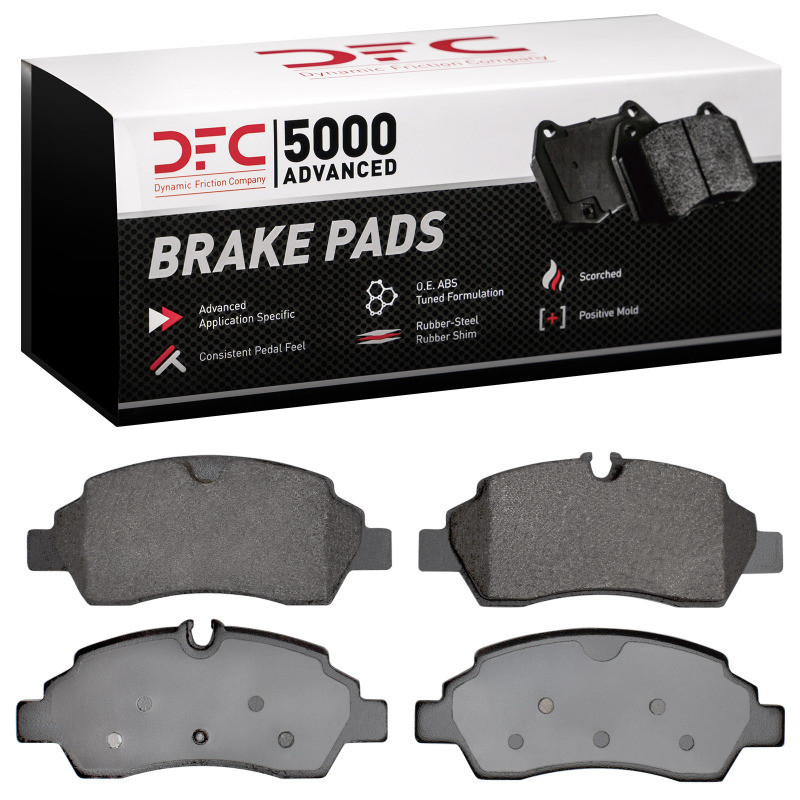 DFC 5000 Advanced Semi-Metallic Rear Brake Pads, Ford Transit-150 2015-2019