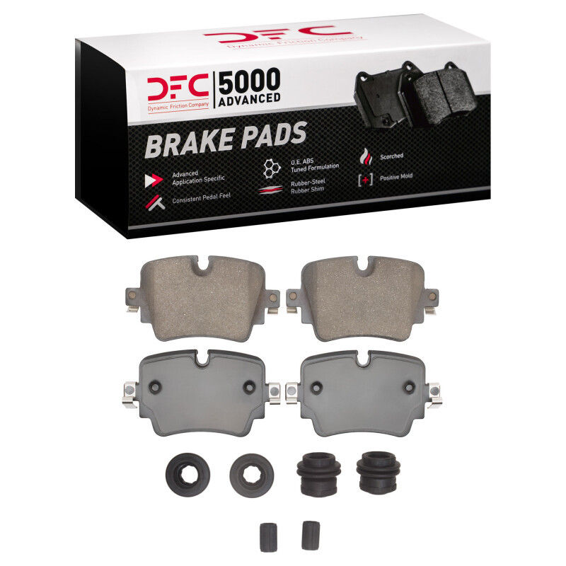 DFC 16-19 Jaguar XJ Rear 5000 Advanced Ceramic Brake Pads and Hardware Kit