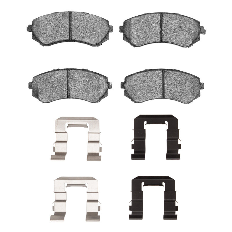 DFC 89-96 Nissan 240SX Front 5000 Advanced Semi Metallic Brake Pads and Hardware Kit
