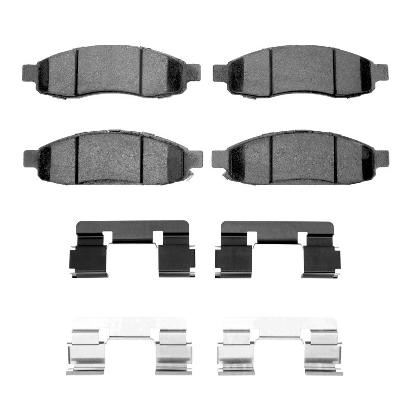 DFC 4000 HybriDynamic Front Brake Pads and Hardware Kit, Infiniti QX56 2004-2007