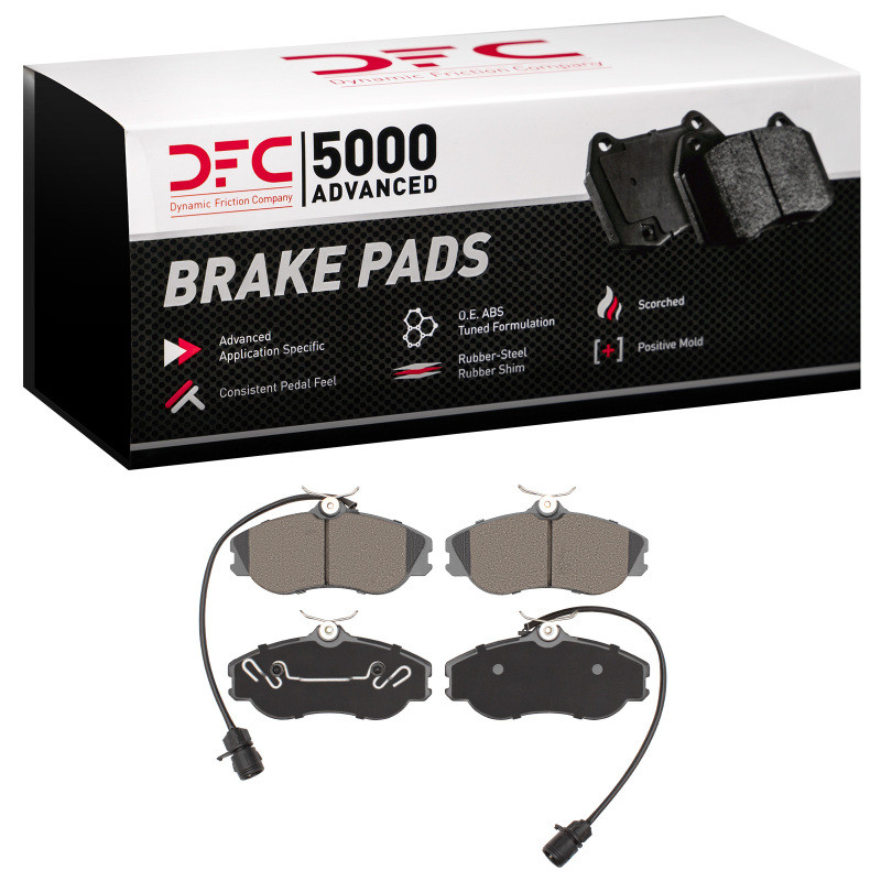 DFC 90-97 Audi S6 Front 5000 Advanced Semi Metallic Brake Pads