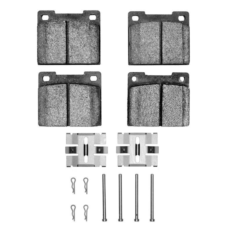 DFC 4000 HybriDynamic Rear Brake Pads and Hardware Kit, Volvo 264 1967-1987