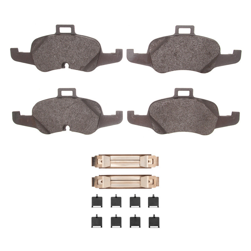 DFC 5000 Advanced Low-Metallic Front Brake Pads and Hardware Kit, Audi TTS Quattro 2016-2023