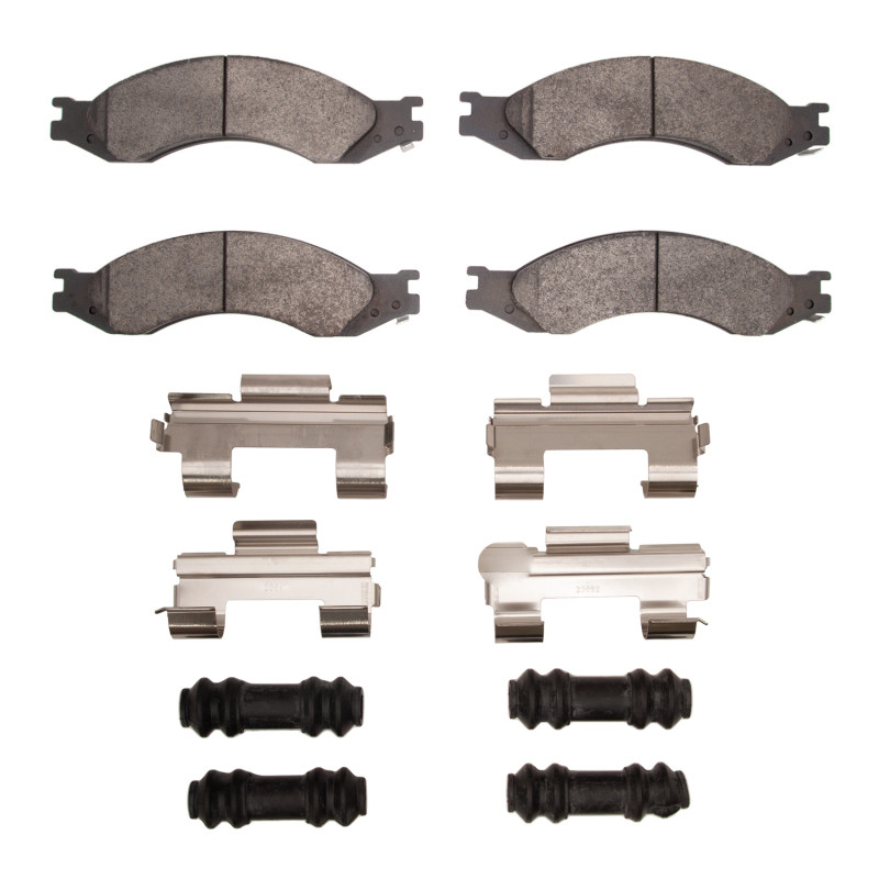 DFC 4000 HybriDynamic Front/Rear Brake Pads and Hardware Kit, Chevrolet C5500 Kodiak / 2003-2010