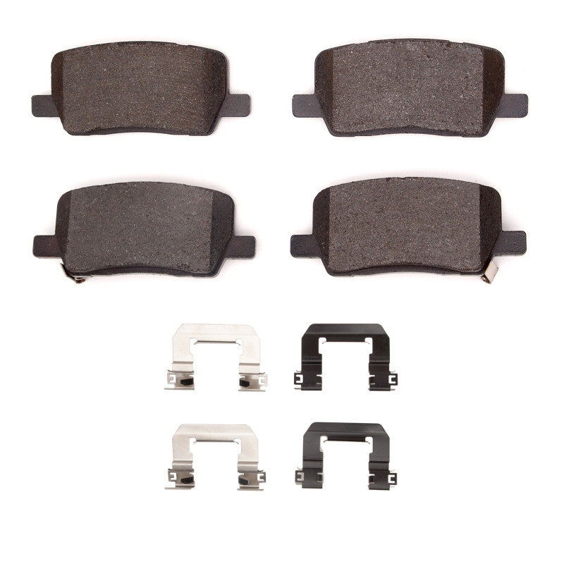 DFC 4000 HybriDynamic Rear Brake Pads and Hardware Kit, Tesla Model X 2017-2025
