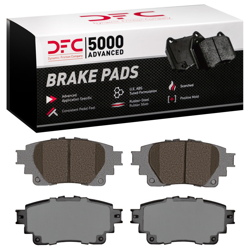 DFC 5000 Advanced Ceramic Rear Brake Pads, Toyota Corolla (US/Canada) 2019-2025