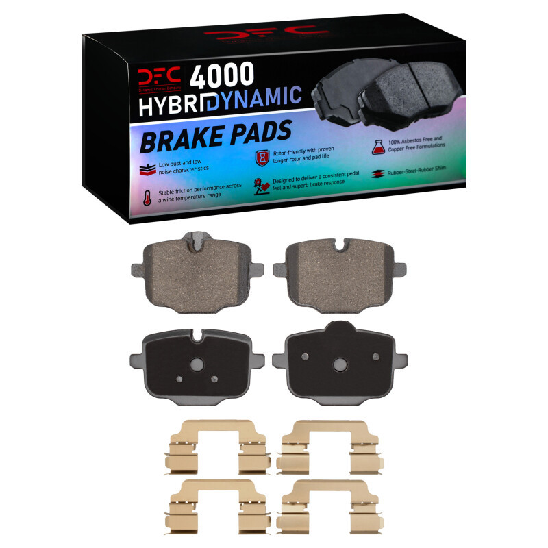DFC 16-25 BMW X3 Rear 4000 HybriDynamic Brake Pads and Hardware Kit