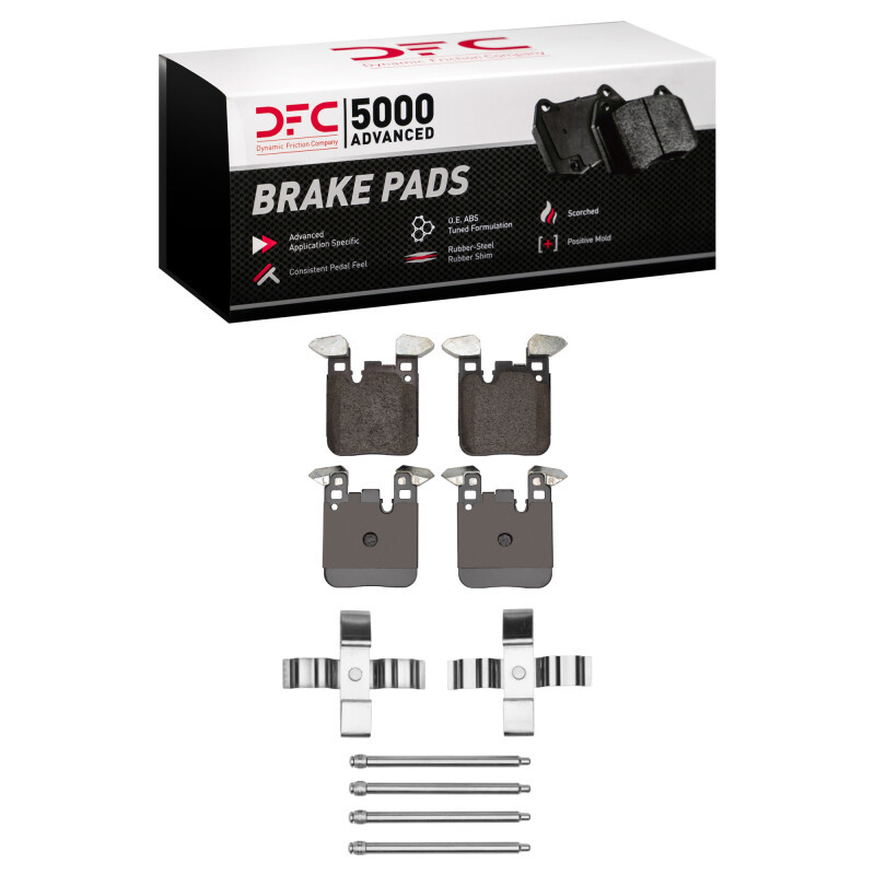 DFC 5000 Advanced Low-Metallic Rear Brake Pads and Hardware Kit, BMW M3 2012-2021