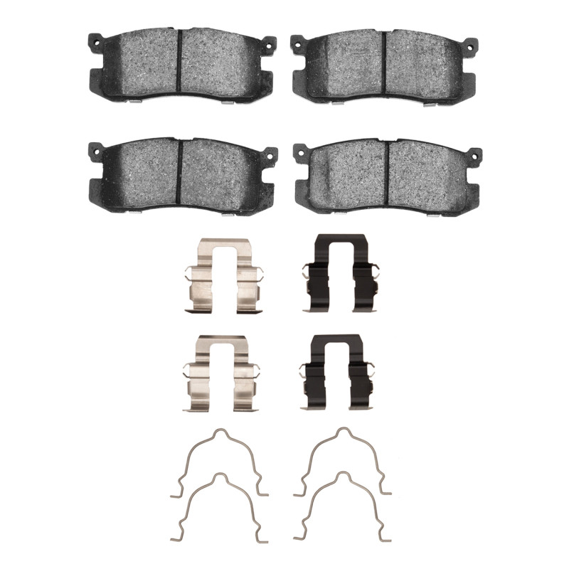 DFC 88-92 Ford Probe Rear 5000 Advanced Ceramic Brake Pads and Hardware Kit