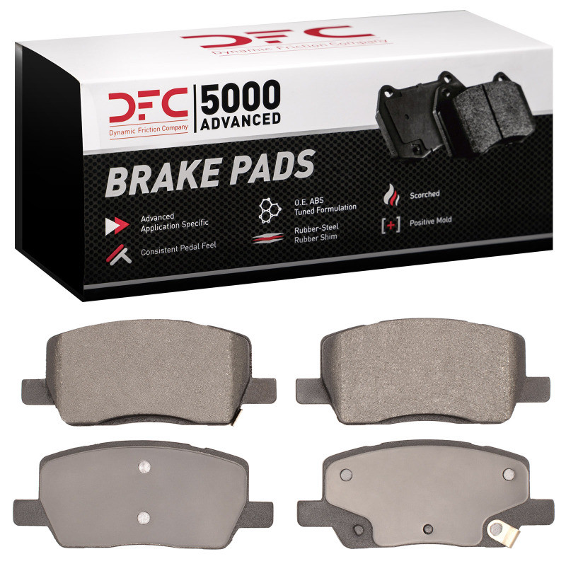 DFC 5000 Advanced Low-Metallic Rear Brake Pads, Tesla Model X 2017-2025