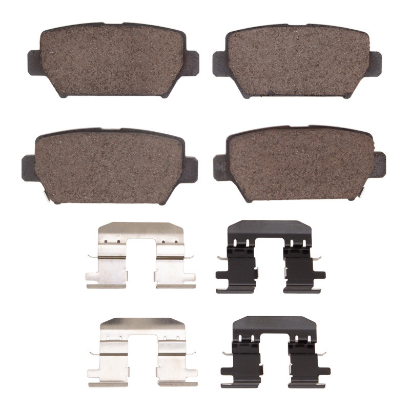 DFC 5000 Advanced Ceramic Rear Brake Pads and Hardware Kit, Mitsubishi Eclipse Cross 2018-2025
