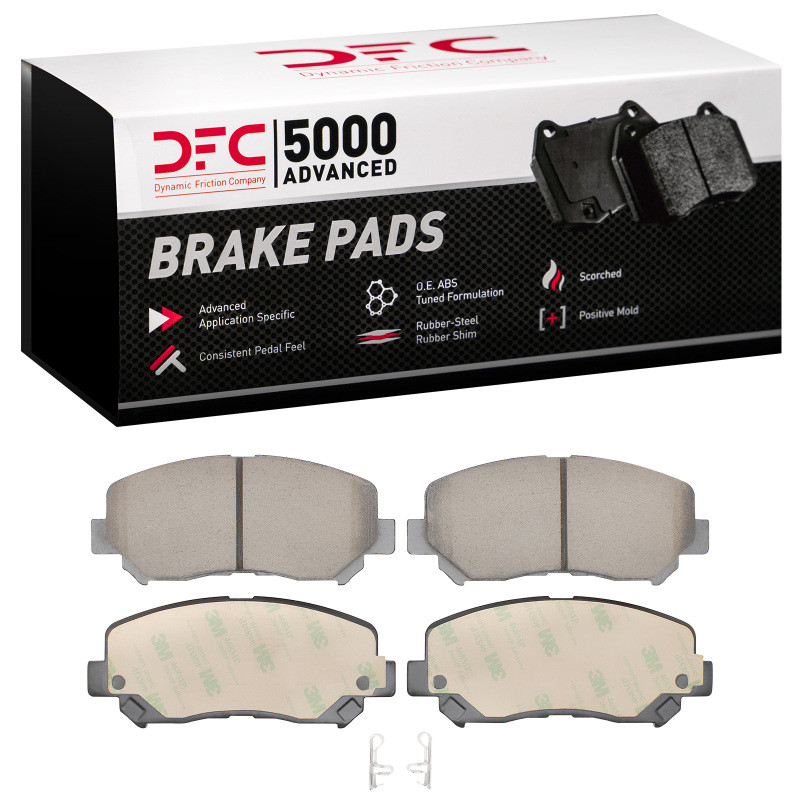 DFC 5000 Advanced Ceramic Front Brake Pads, Chrysler 200 2013-2017