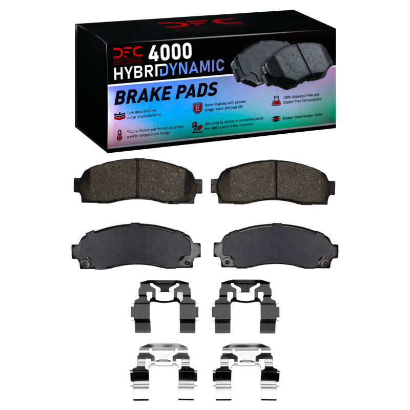DFC 01-05 Ford Explorer Sport Front 4000 HybriDynamic Brake Pads and Hardware Kit